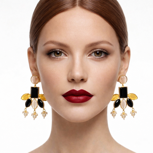Athena Multi-colored Drop Earrings3