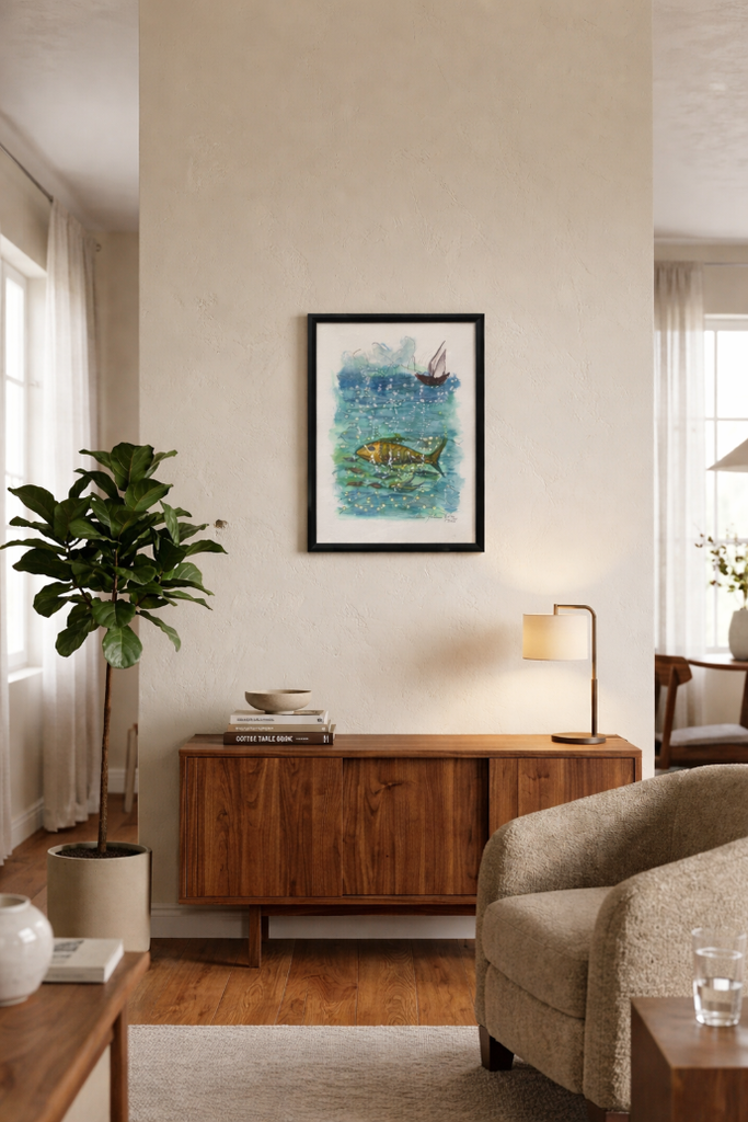 Exploration (Framed) 21x30cm