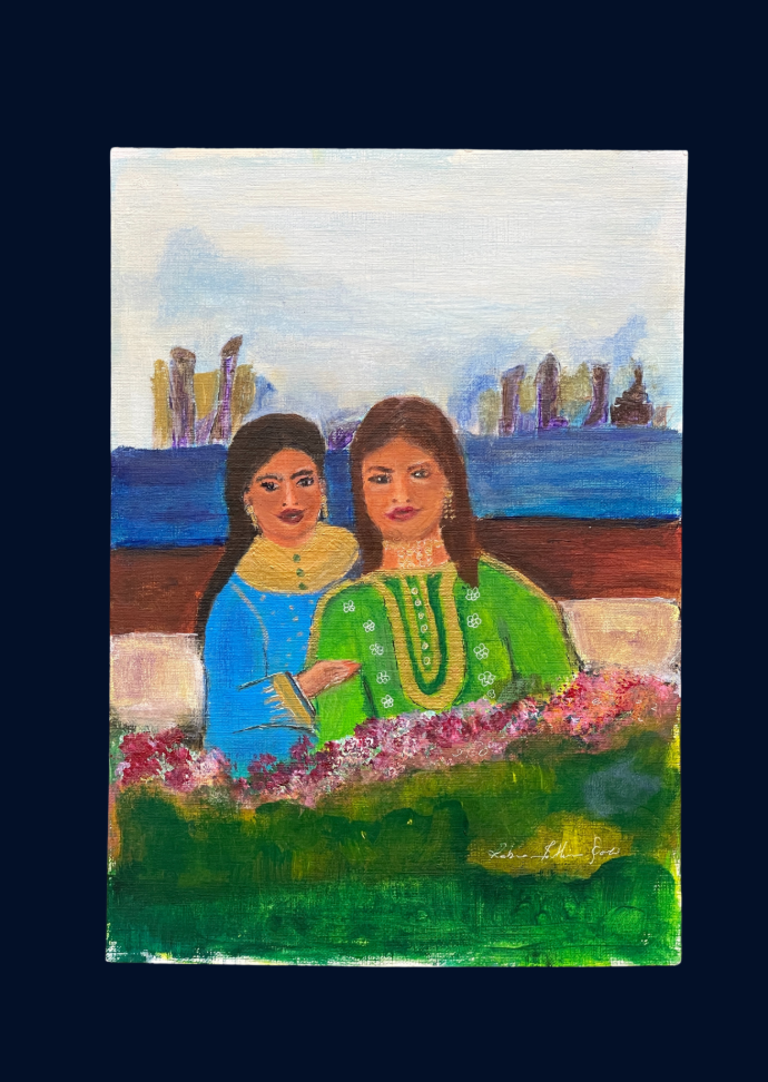 Doha Sisters (Unframed)