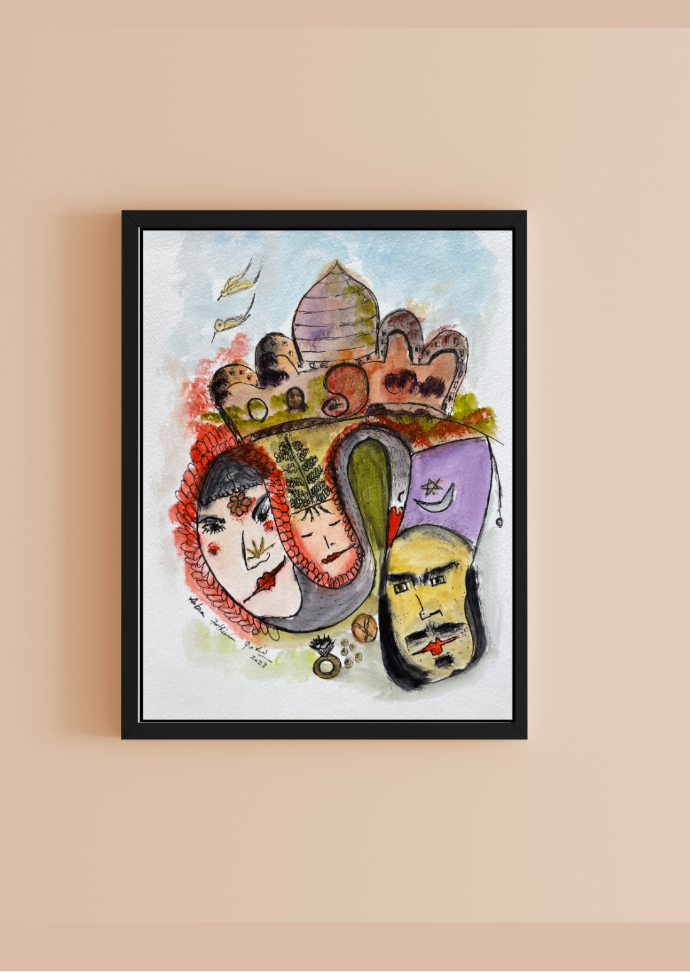 As We Merge- Art Print (11x16")