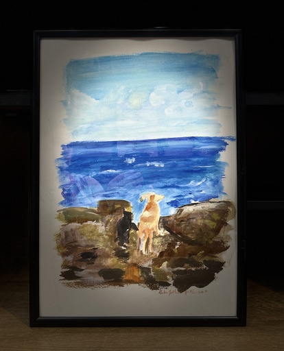 Pawsitive Vibes (Framed)